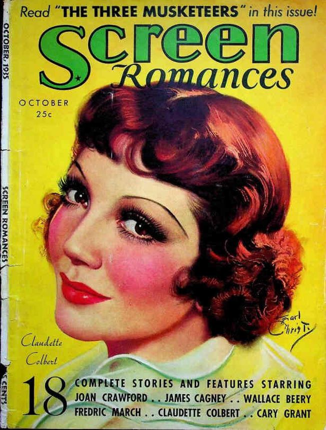 SCREEN ROMANCES magazine cover Issue 77 October 1935