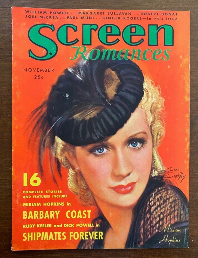 SCREEN ROMANCES magazine cover Issue 78 November 1935