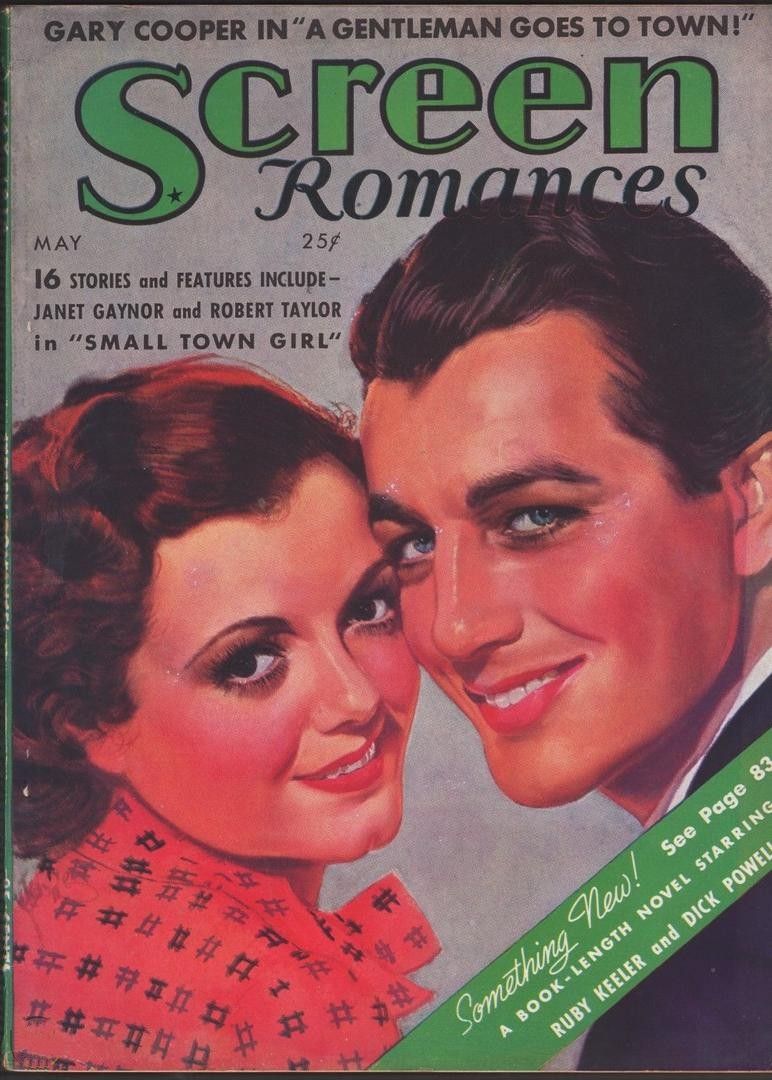 SCREEN ROMANCES magazine cover Issue 84 May 1936