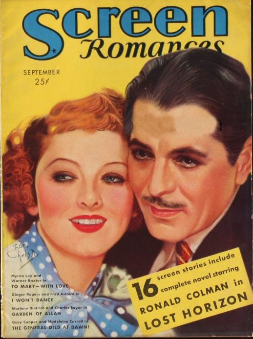SCREEN ROMANCES magazine cover Issue 88 September 1936