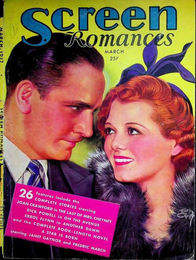 SCREEN ROMANCES magazine cover Issue 94 March 1937