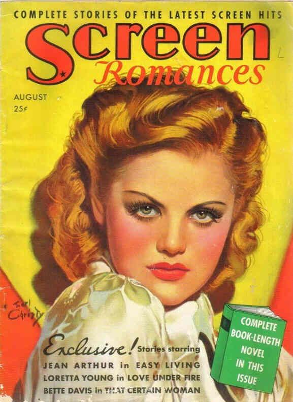 SCREEN ROMANCES magazine cover Issue 99 August 1937