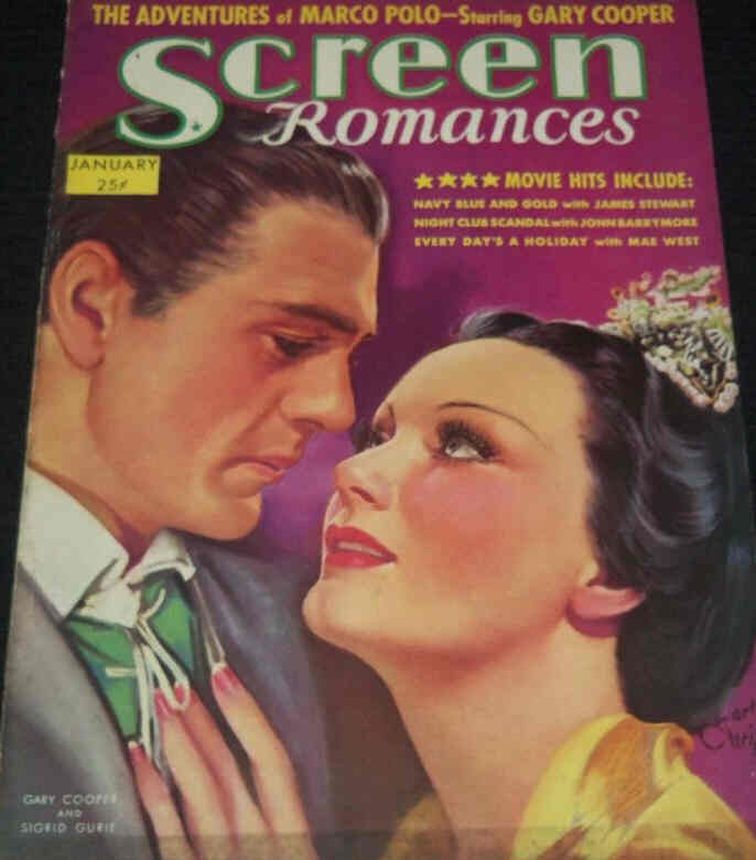 SCREEN ROMANCES magazine cover Issue 104 January 1938