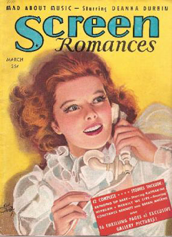 SCREEN ROMANCES magazine cover Issue 106 March 1938