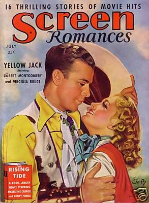 SCREEN ROMANCES magazine cover Issue 110 July 1938
