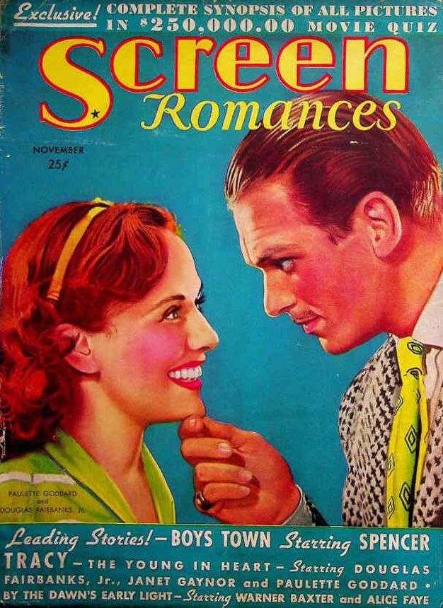 SCREEN ROMANCES magazine cover Issue 114 November 1938