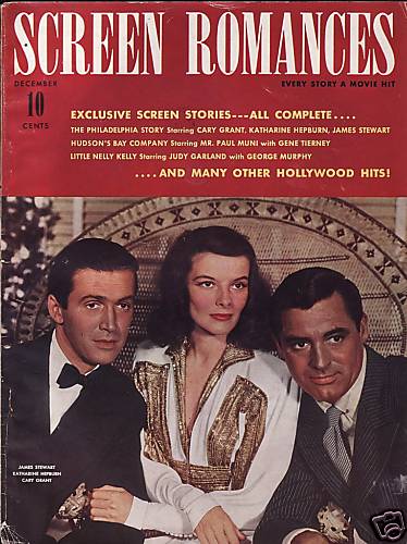 SCREEN ROMANCES magazine cover Issue 139 December 1940