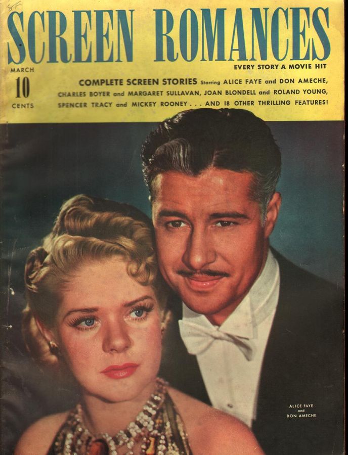 SCREEN ROMANCES magazine cover Issue 142 March 1941