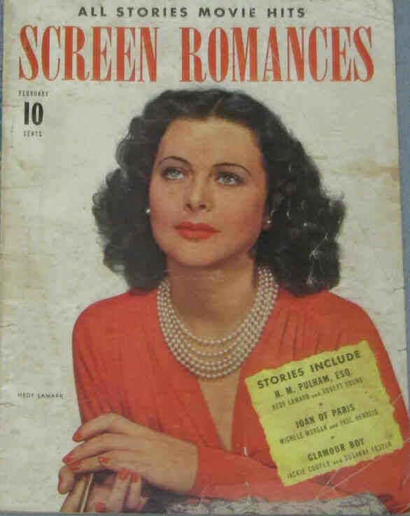SCREEN ROMANCES magazine cover Issue 153 February 1942