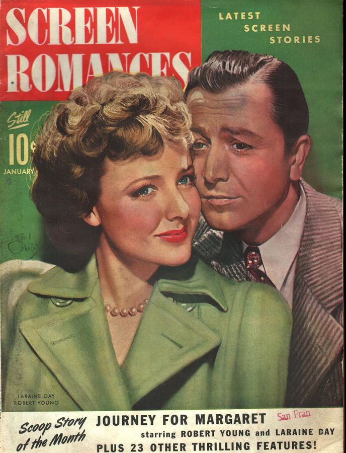SCREEN ROMANCES magazine cover Issue 164 January 1943