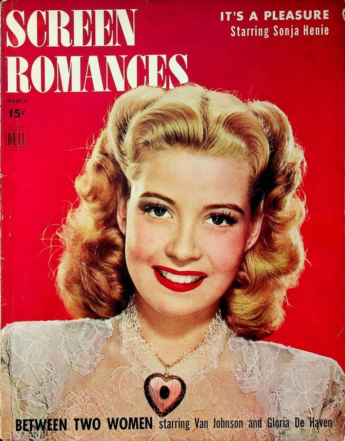 SCREEN ROMANCES magazine cover Issue 190 March 1945