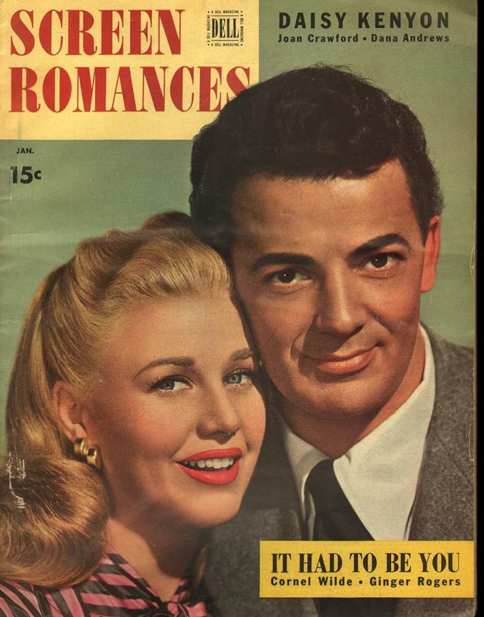 SCREEN ROMANCES magazine cover Issue 224 January 1948