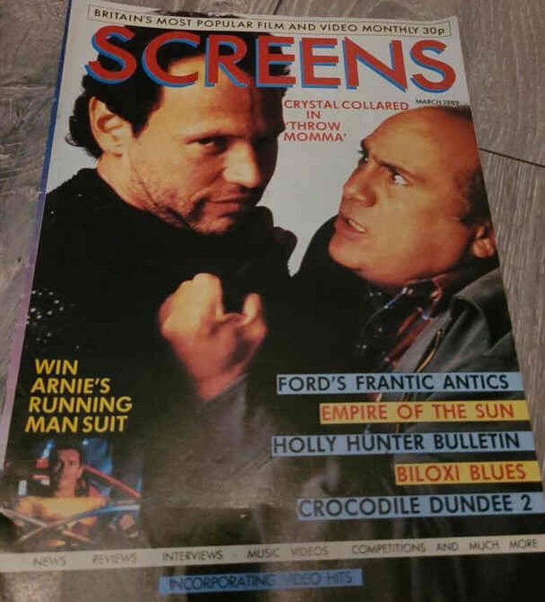 SCREENS magazine cover  March 1989