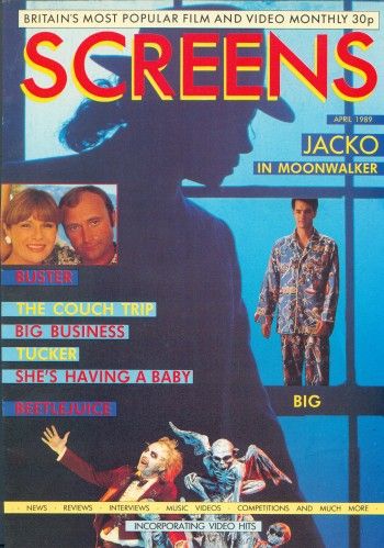 SCREENS magazine cover April 1989