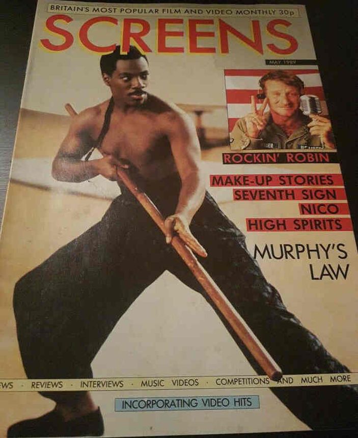 SCREENS magazine cover May 1989