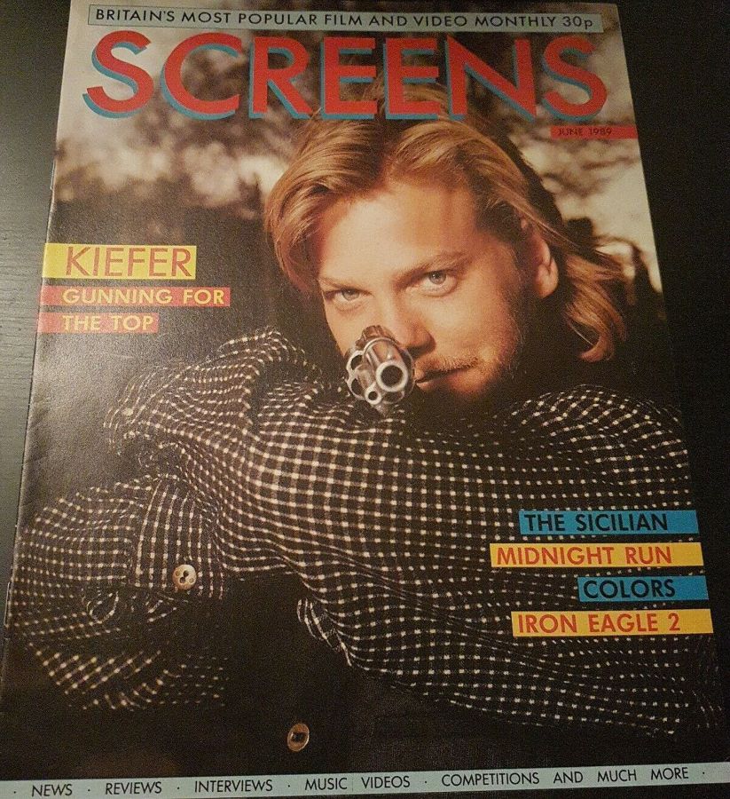 SCREENS magazine cover  June 1989