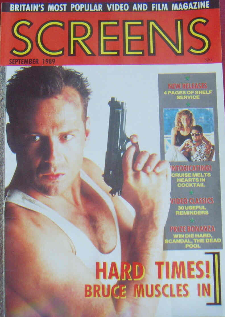 SCREENS magazine cover September 1989