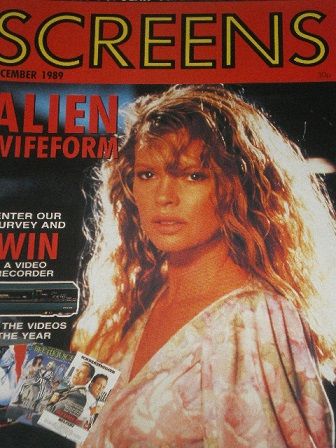 SCREENS magazine cover  December 1989