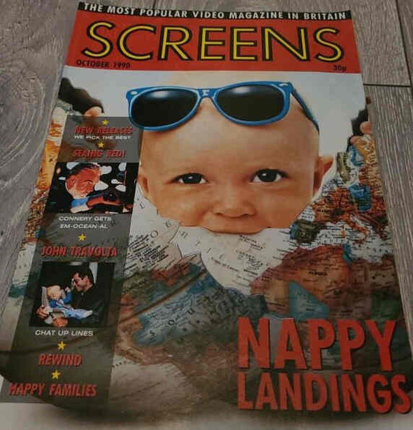 SCREENS magazine cover October 1990