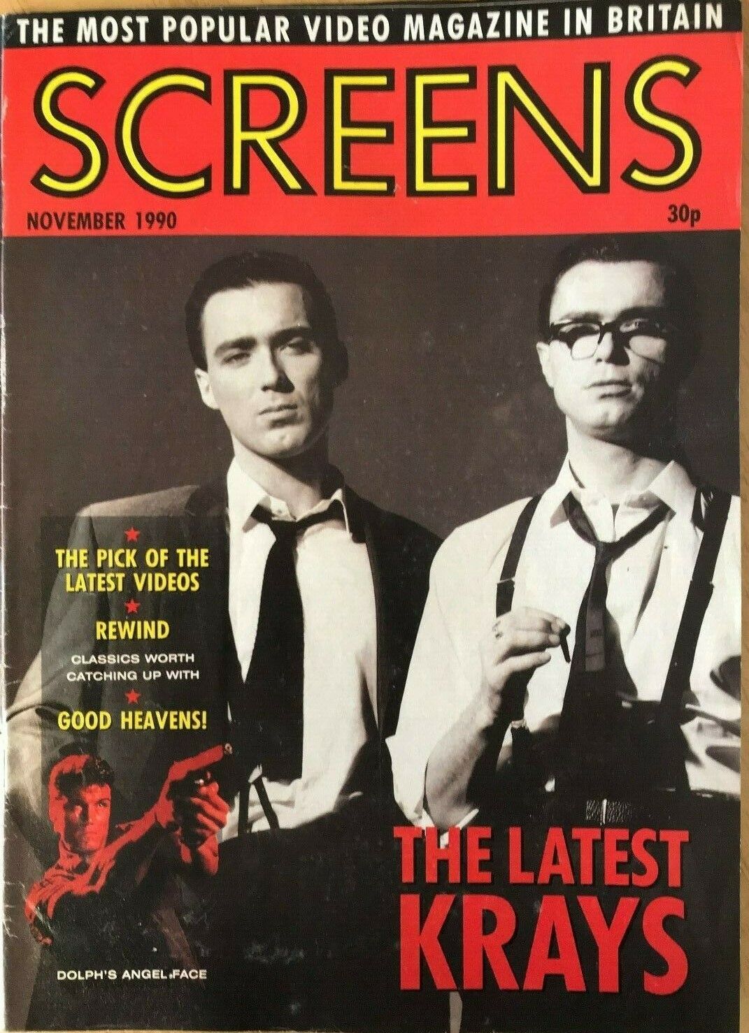 SCREENS magazine cover  November 1990