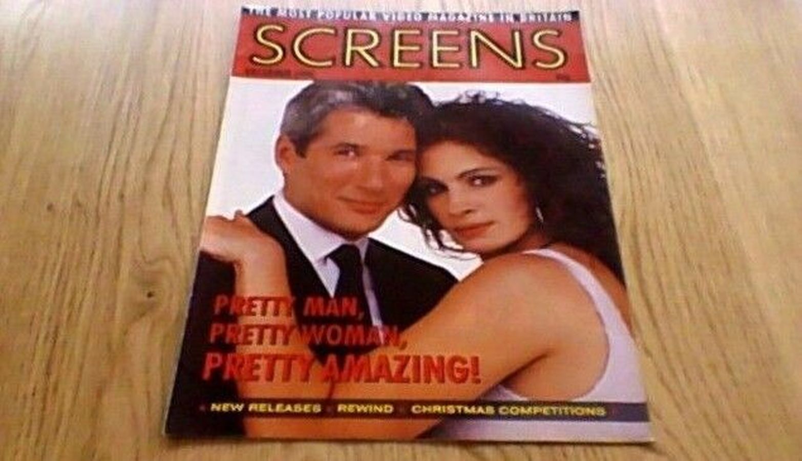 SCREENS magazine cover  December 1990