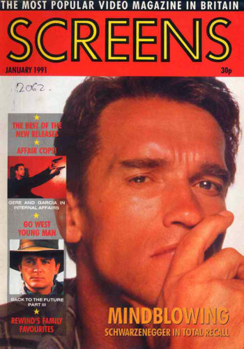 SCREENS magazine cover January 1991