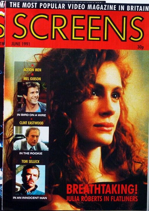 SCREENS magazine cover  June 1991