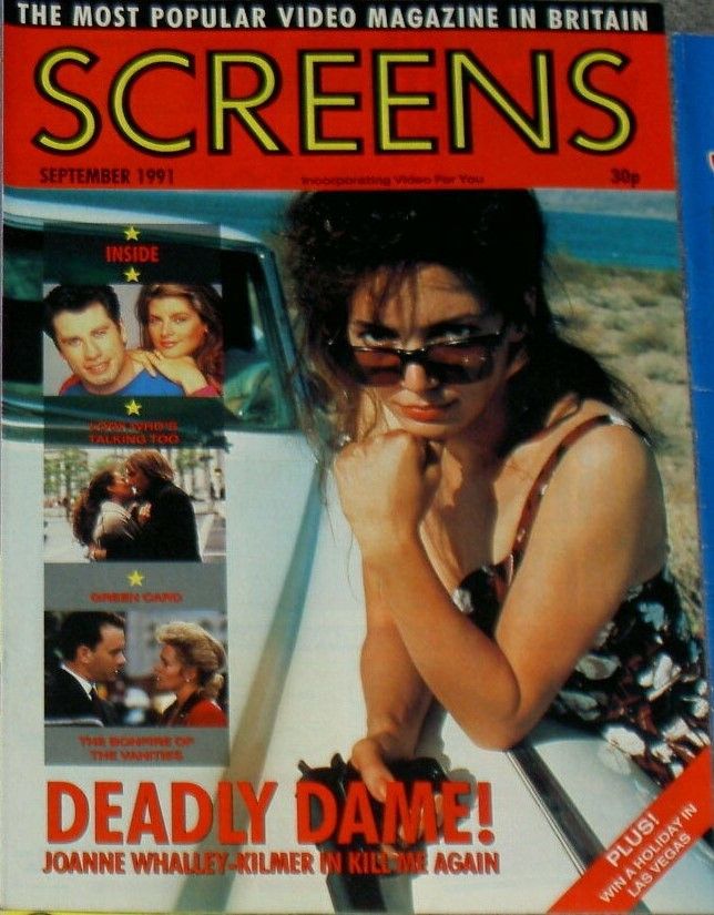 SCREENS magazine cover  September 1991