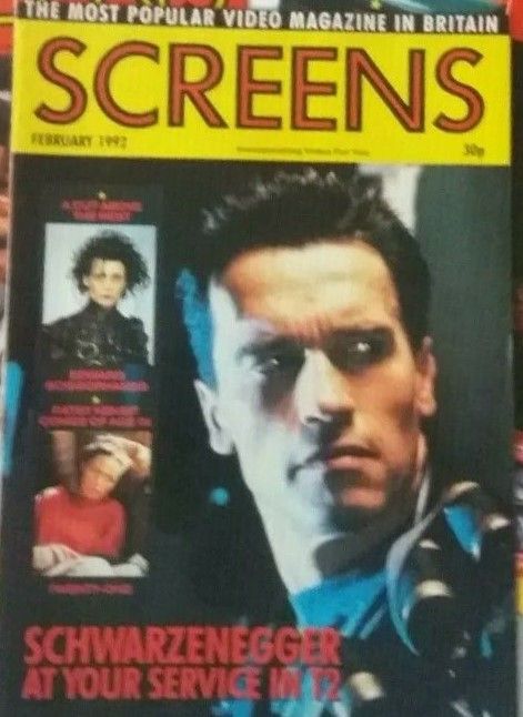 SCREENS magazine cover  February 1992