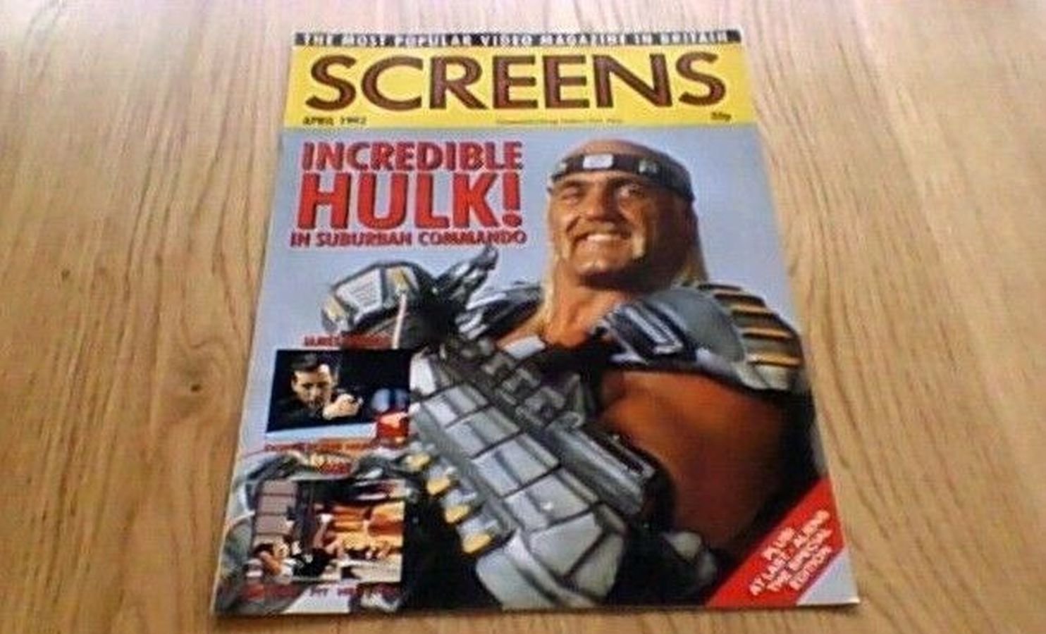 SCREENS magazine cover April 1992