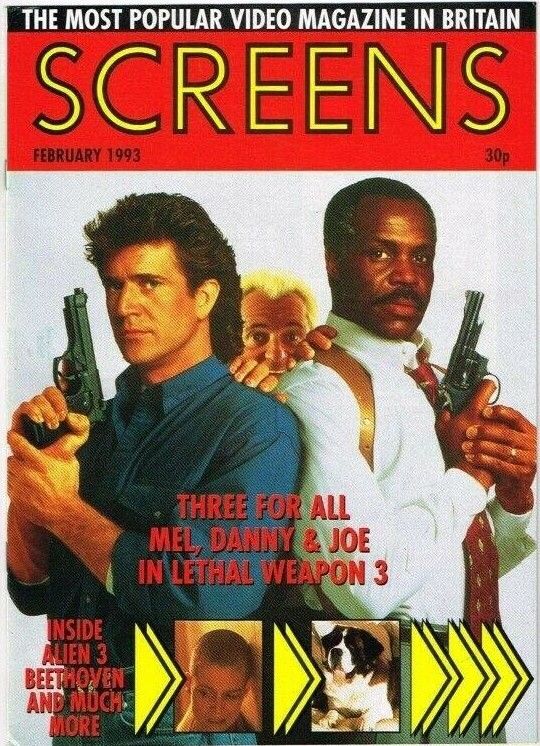 SCREENS magazine cover  February 1993