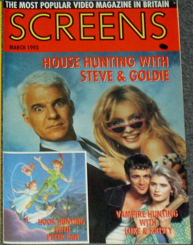SCREENS magazine cover  March 1993