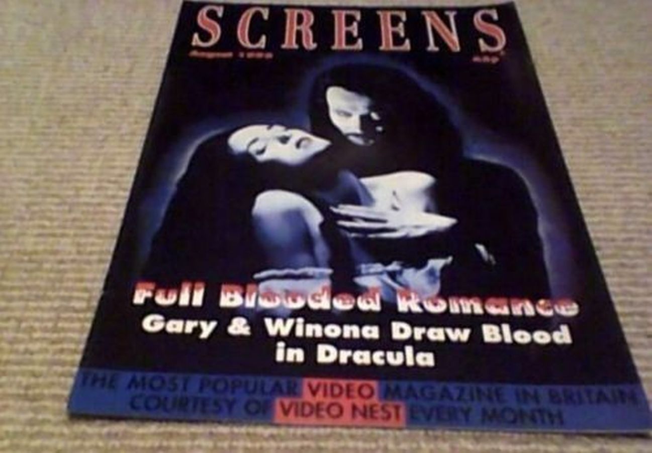 SCREENS magazine cover  August 1993