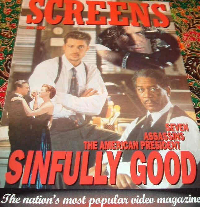 SCREENS magazine cover  June 1996