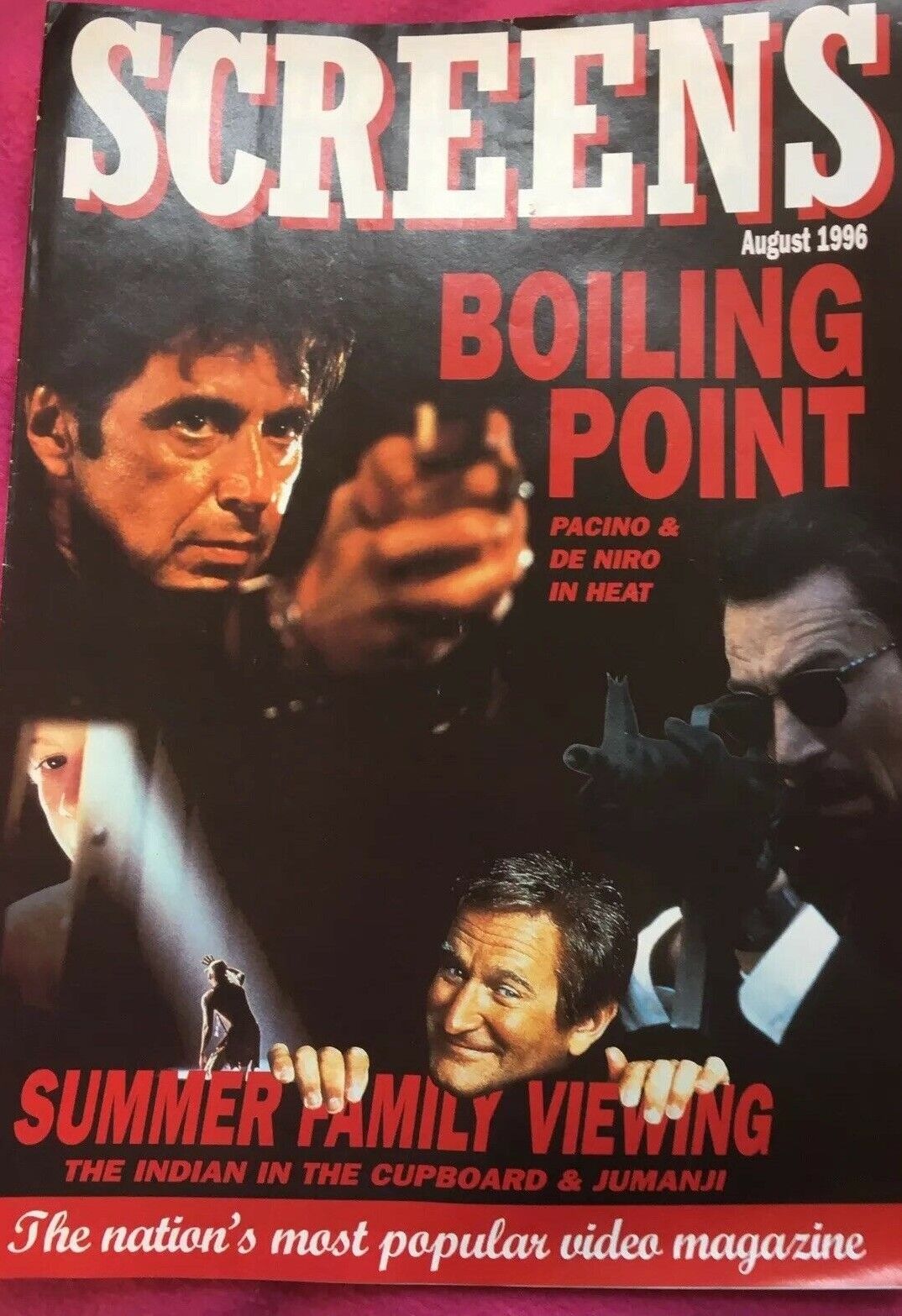 SCREENS magazine cover  August 1996