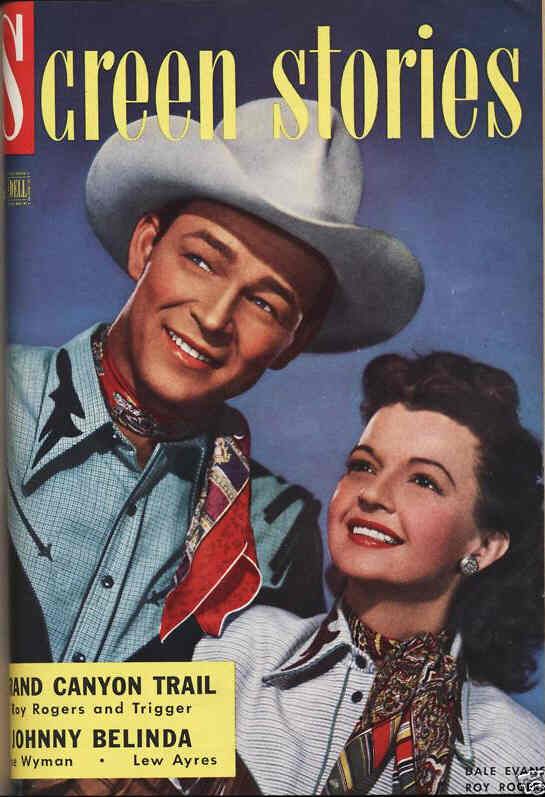 SCREEN STORIES magazine side cover November 1948