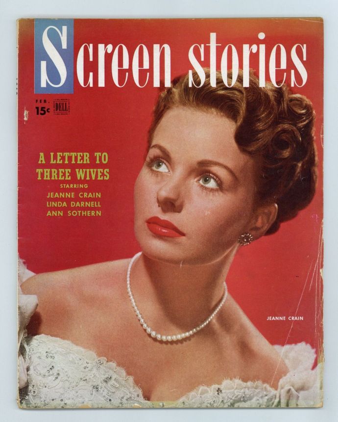 SCREEN STORIES magazine side cover February 1949