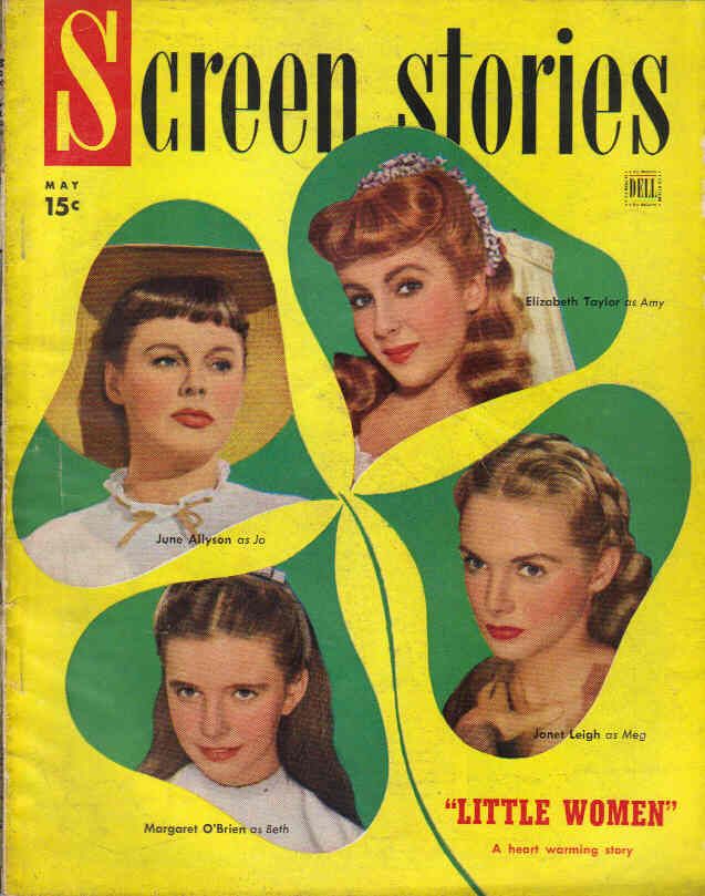SCREEN STORIES magazine side cover May 1949