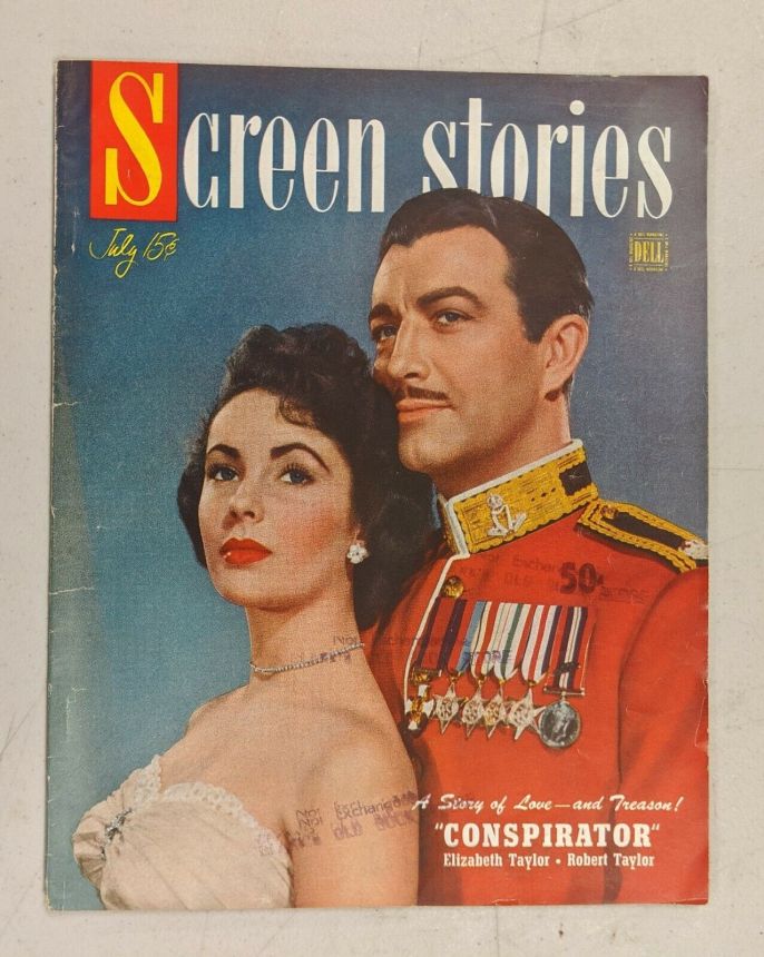SCREEN STORIES magazine side cover July 1949