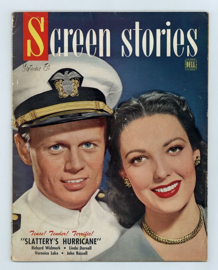 SCREEN STORIES magazine side cover September 1949