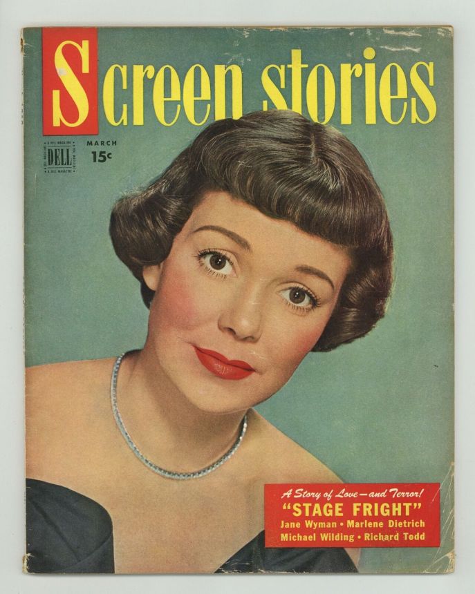SCREEN STORIES magazine cover March 1950