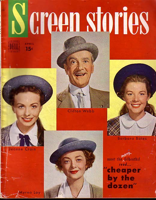 SCREEN STORIES magazine cover April 1950