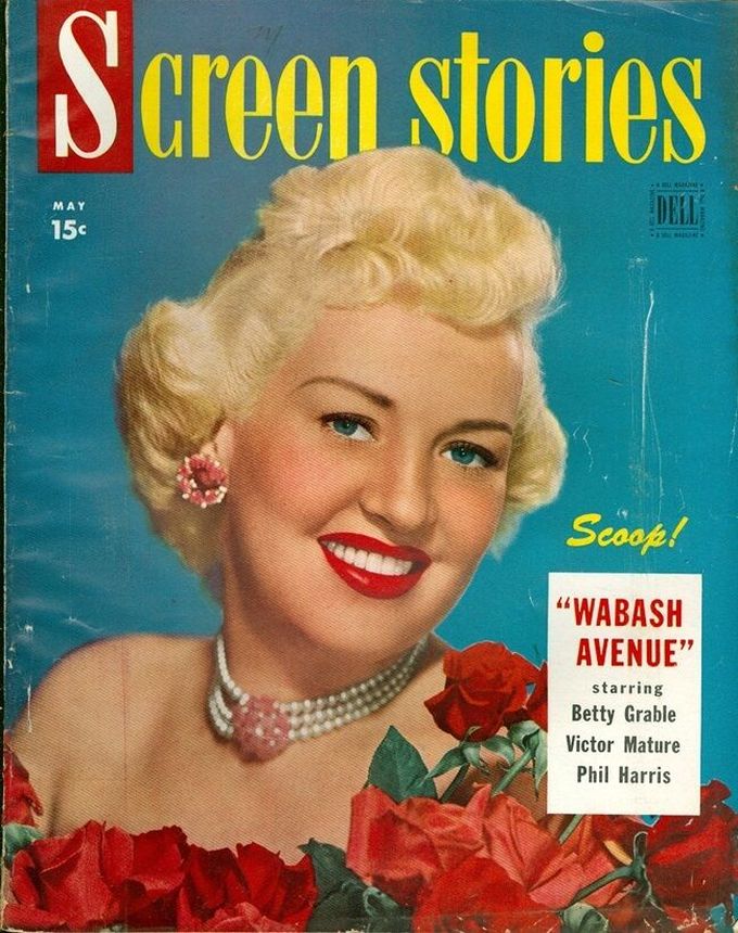 SCREEN STORIES magazine side cover May 1950