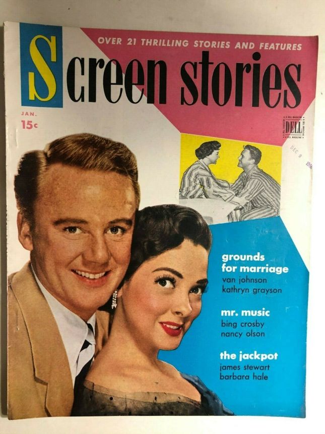 SCREEN STORIES magazine cover January 1951
