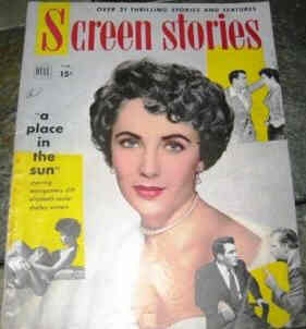 SCREEN STORIES magazine side cover February 1951