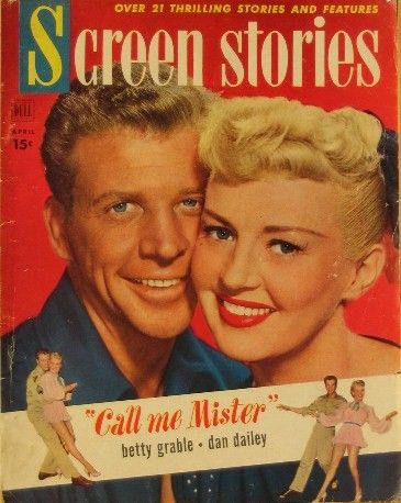 SCREEN STORIES magazine side cover April 1951