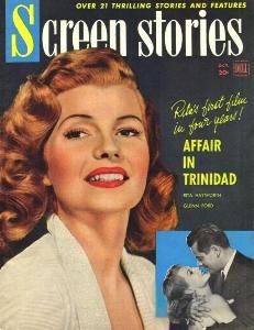 SCREEN STORIES magazine side cover October 1952