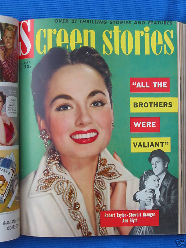 SCREEN STORIES magazine side cover September 1953