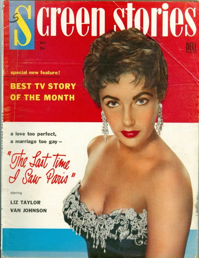 SCREEN STORIES magazine cover December 1954