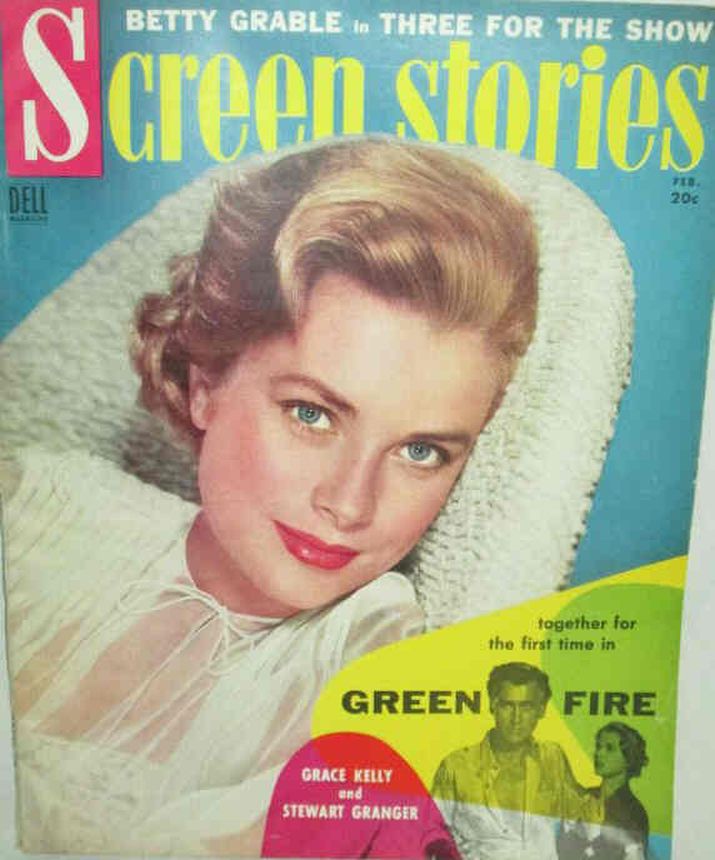 SCREEN STORIES magazine cover February 1955